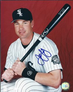 AUTOGRAPHED JEFF LIEFER 8x10 Chicago White Sox Photo