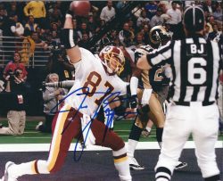 Autographed JAMES THRASH 8X10 Washington Redskins Photo