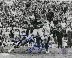 Autographed MIKE SIANI 8X10 Oakland Raiders photo
