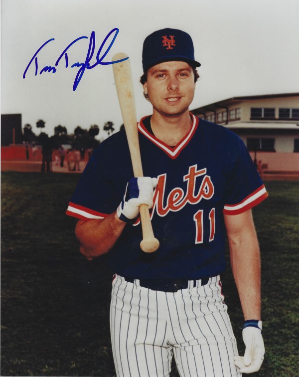 AUTOGRAPHED TIM TEUFEL 8x10 New York Mets photo