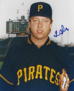 AUTOGRAPHED DAVE LAPOINT 8X10 Pittsburgh Pirates Photo