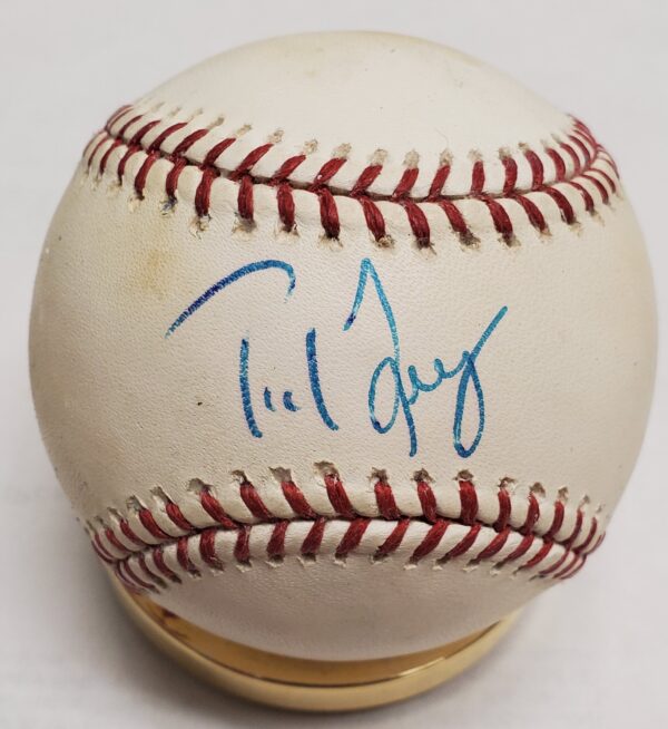 Autographed TED LILLY Official Major League Baseball