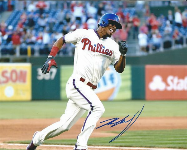 AUTOGRAPHED NICK WILLIAMS 8X10 Philadelphia Phillies Photo