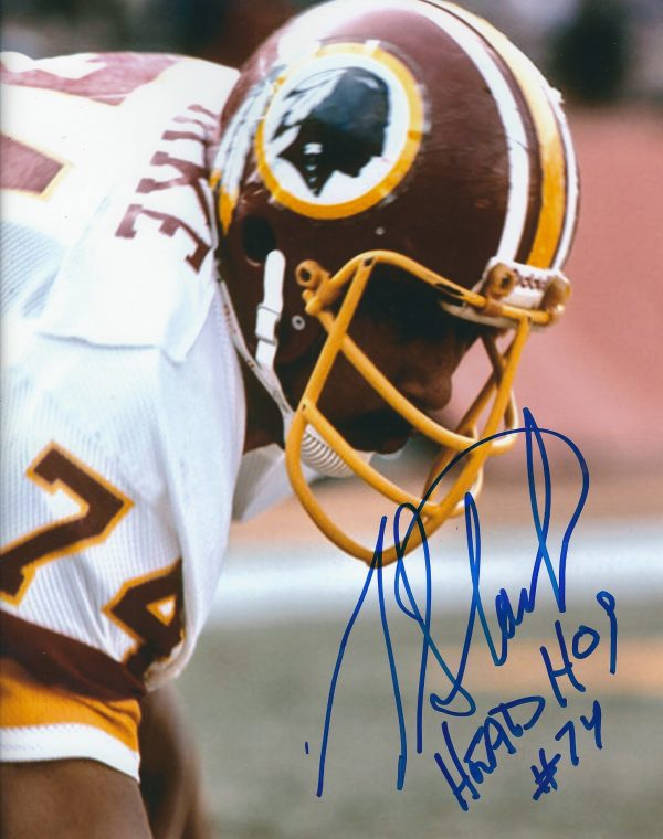 Autographed GEORGE STARKE 8X10 Washington Redskins Photo
