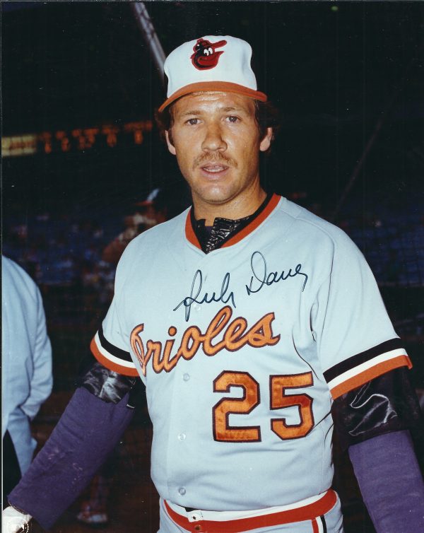 AUTOGRAPHED RICH DAUER 8x10 Baltimore Orioles Photo