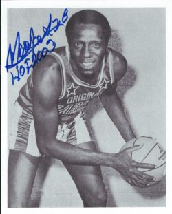 Autographed MEADOWLARK LEMON 8x10 HARLEM GLOBETROTTERS photo