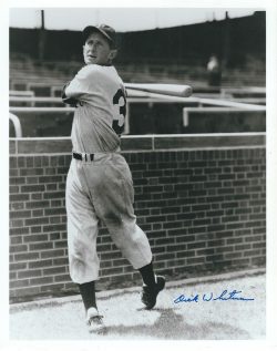 AUTOGRAPHED DICK WHITMAN 8X10 Philadelphia Phillies Photo