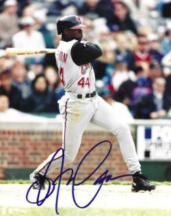 AUTOGRAPHED MIKE CAMERON 8X10 Cincinnati Reds Photo