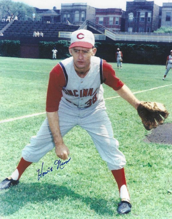 AUTOGRAPHED  8X10 photo HOWIE NUNN Cincinnati Reds