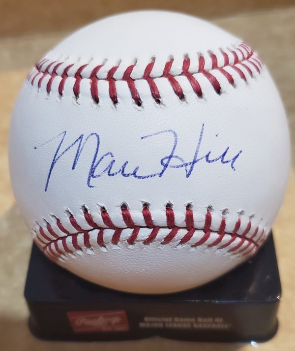 Autographed MARC HILL Official Major League Baseball