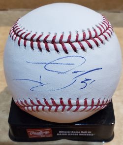 JHONNY GOMES Autographed Official Major League Baseball
