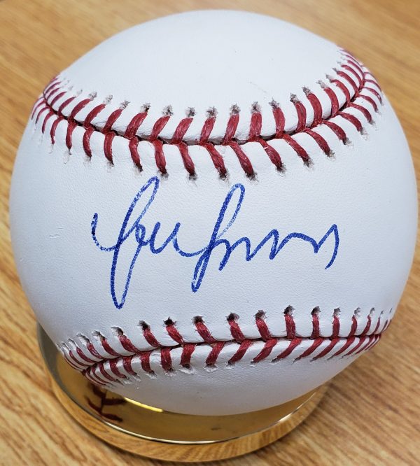 Autographed YUNEL ESCOBAR Official Major League Baseball