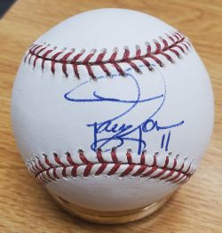 Autographed JACQUES JONES Official Major League Baseball