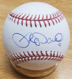 Autographed JOE SAUNDERS Official Major League Baseball
