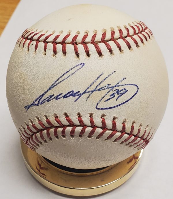 Autographed AARON HARANG Official Major league Baseball