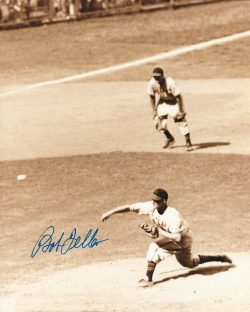 Autographed  BOB FELLER 8X10 Cleveland Indians photo