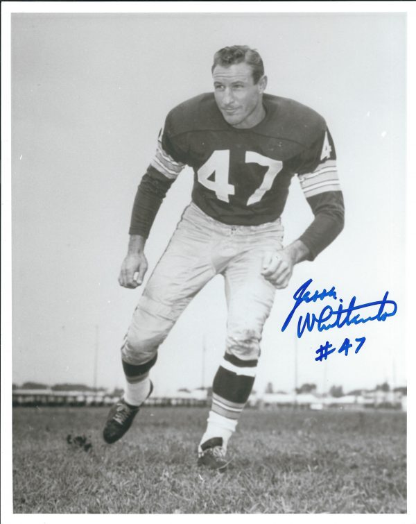 Autographed JESSE WHITTENTON 8X10 Green Bay Packers Photo