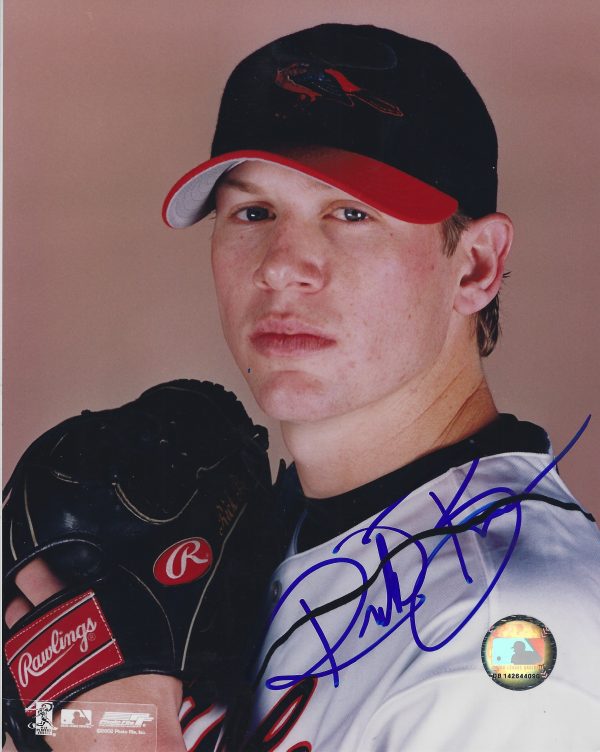 AUTOGRAPHED RICK BAUER 8X10 Baltimore Orioles Photo