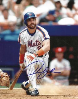 AUTOGRAPHED HOWARD JOHNSON 8X10 New York Mets photo