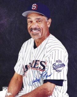AUTOGRAPHED DAVEY LOPES 8x10 San Diego Padres photo