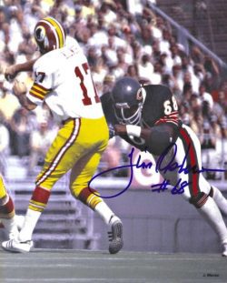 Autographed JIM OSBORNE 8X10 Photo Chicago Bears Photo