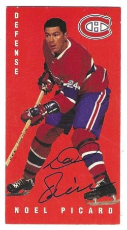 Autographed 1994 Parkhurst Tall Boy NOEL PICARD Montreal Canadiens card