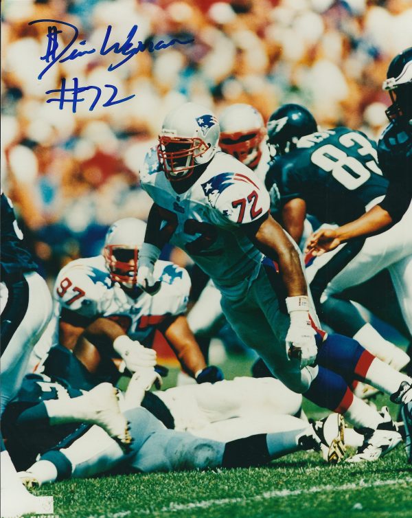 AUTOGRAPHED DEVIN WYMAN 8x10 New England Patriots photo