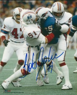 AUTOGRAPHED BOB GOLIC 8x10 New England Patriots photo