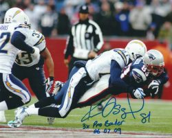 Autographed KASSIM OSGOOD  8x10 San Diego Chargers Photo