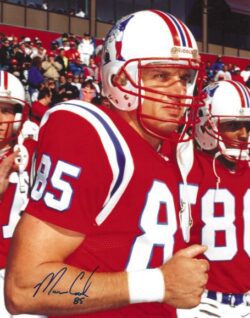 AUTOGRAPHED MARV COOK 8X10 New England Patriots photo