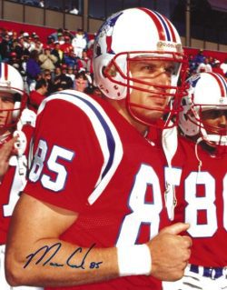AUTOGRAPHED MARV COOK 8X10 New England Patriots photo