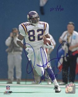 Autographed QADRY ISMAIL 8x10 Minnesota Vikings Photo