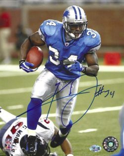 Autographed KEVIN JONES 8x10 Detroit Lions Photo
