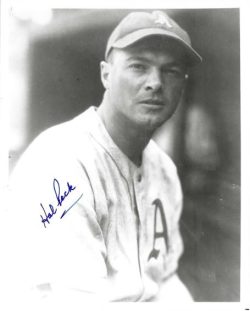 AUTOGRAPHED HAL PECK 8x10 Philadelphia A's Photo