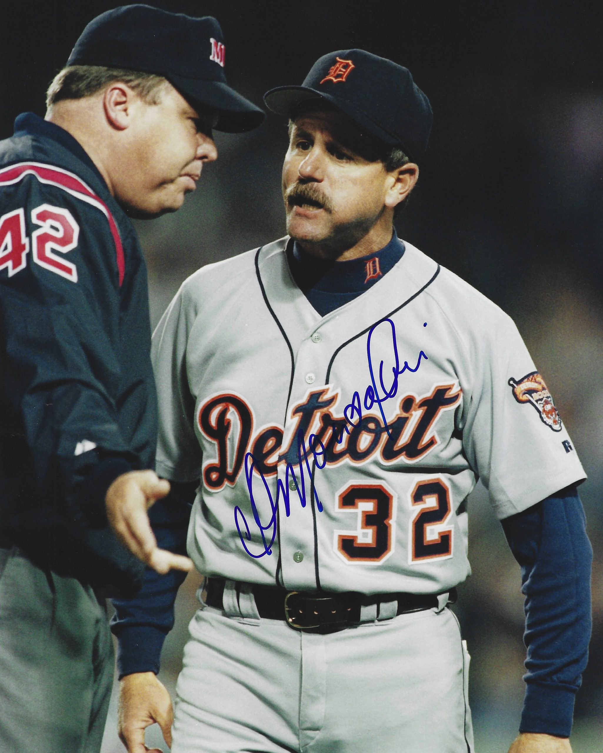 AUTOGRAPHED DOUG MANSOLINO 8X10 Detroit Tigers Photo - Main Line