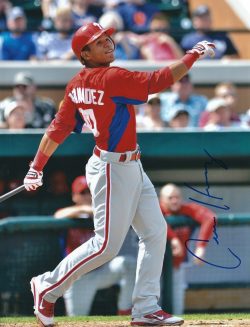 AUTOGRAPHED CESAR HERNANDEZ 8x10 Philadelphia Phillies photo