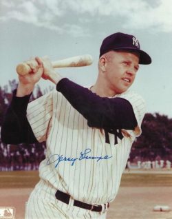 AUTOGRAPHED JERRY LUMPE 8x10 New York Yankees Photo