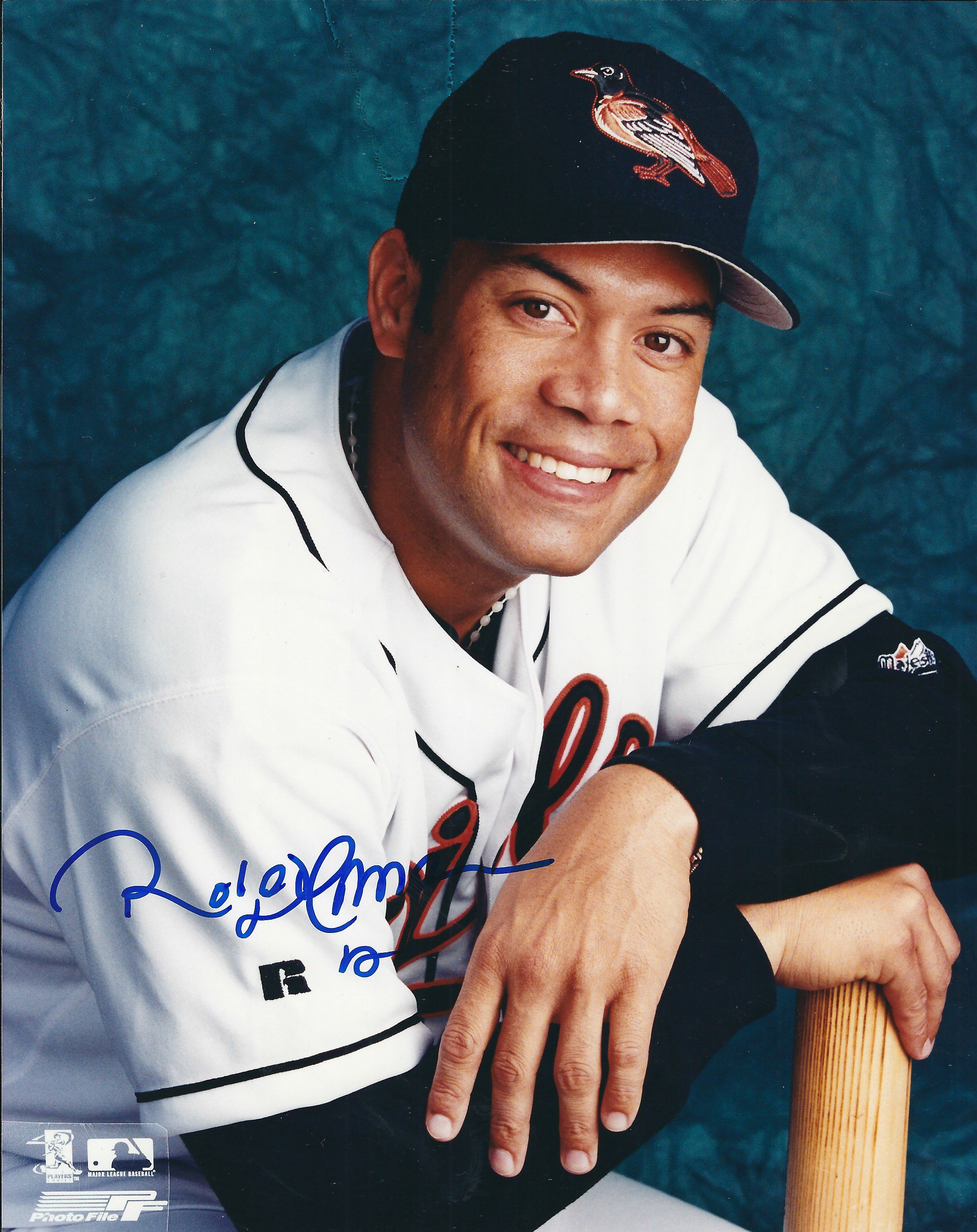 Autographed ROBERTO ALOMAR 8X10 Baltimore Orioles photo - Main