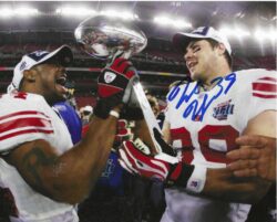 Autographed MADISON HEDGECOCK 8X10 New York Giants photo