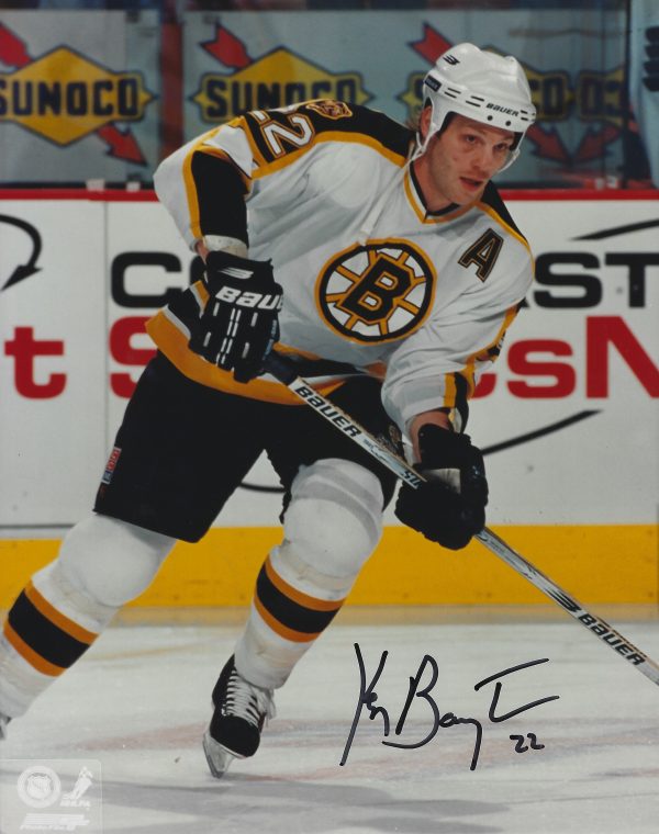 Autographed KEN BAUMGARTNER 8x10 Boston Bruins  Photo