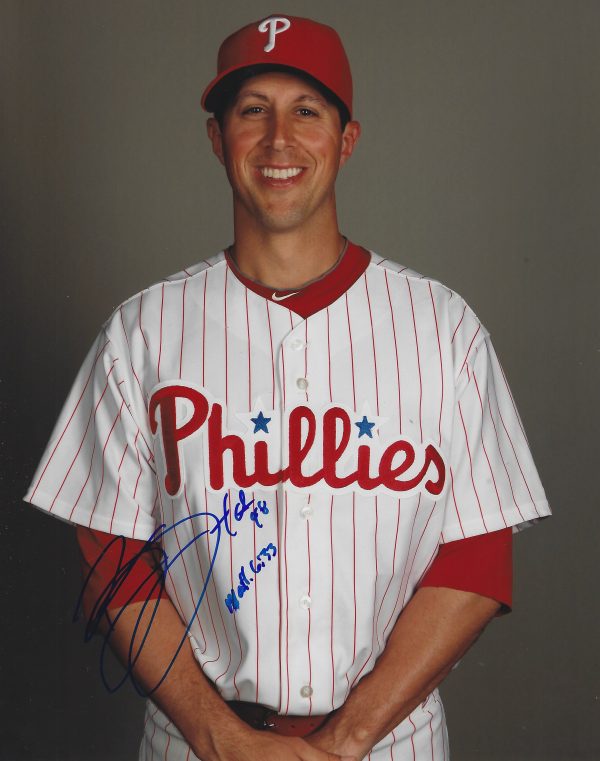AUTOGRAPHED BRIAN SANCHES 8x10 Philadelphia Phillies Photo