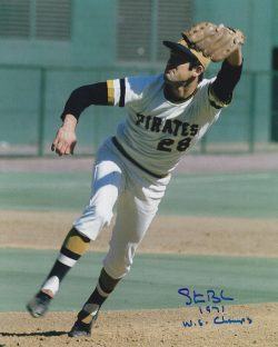 Autographed STEVE BLASS 8x10 Pittsburgh Pirates Photo