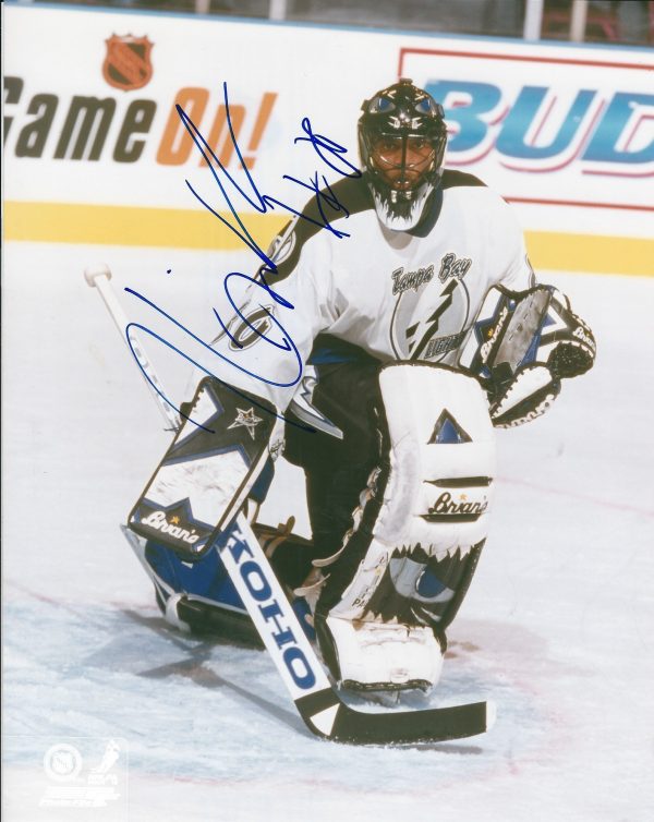 Autographed KEVIN WEEKES Tampa Bay Lightning photo