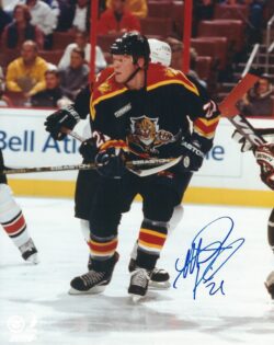 Autographed MARK PARRISH 8x10 Florida Panthers Photo