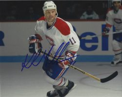 Autographed KIRK MULLER 8X10 Montreal Canadiens Photo