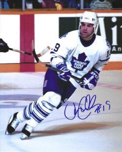 Autographed JOHN CULLEN 8X10 Toronto Maple Leafs photo