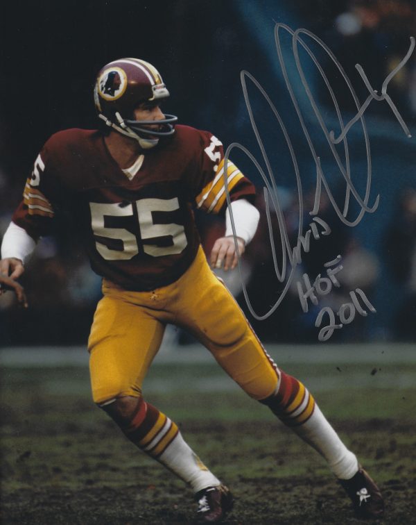 Autographed CHRIS HANBURGER 8x10 Washington Redskins Photo