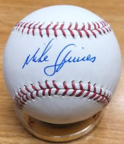 Autographed MIKE SQUIRES Official Major League Baseball