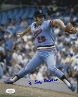 AUTOGRAPHED DR MIKE MARSHALL 8X10 Minnesota Twins photo JSA