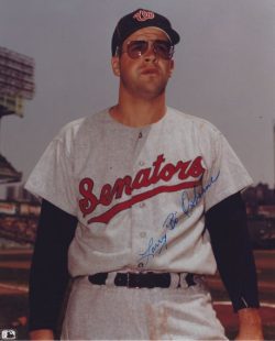 AUTOGRAPHED LARRY "BO" OSBORNE 8X10 Washington Senators Photo
